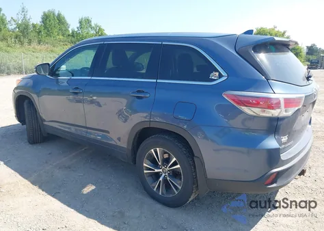 2016 Toyota Highlander Xle V6 from USA, damaged, VIN 5TDJKRFHXGS506152